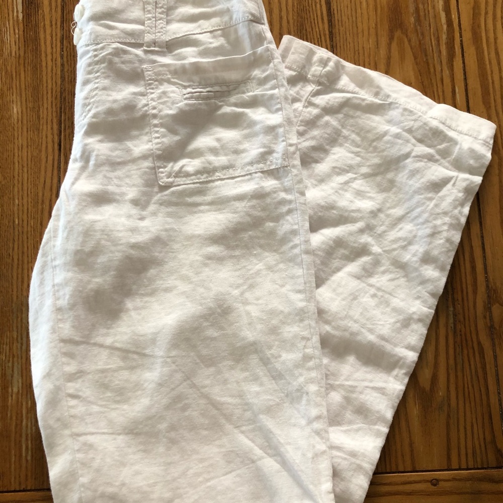 White Linen Pants